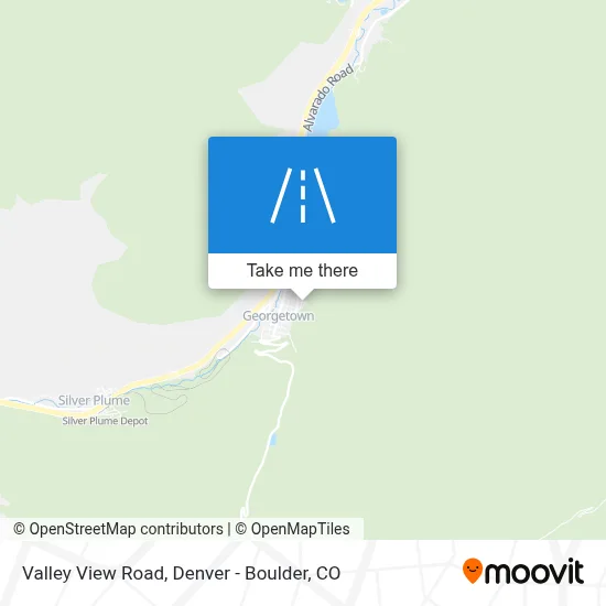 Valley View Road map