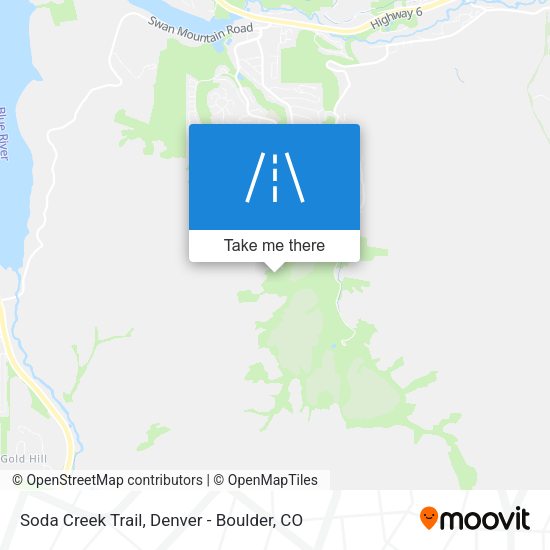Soda Creek Trail map