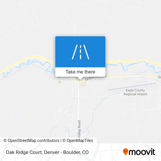Oak Ridge Court map