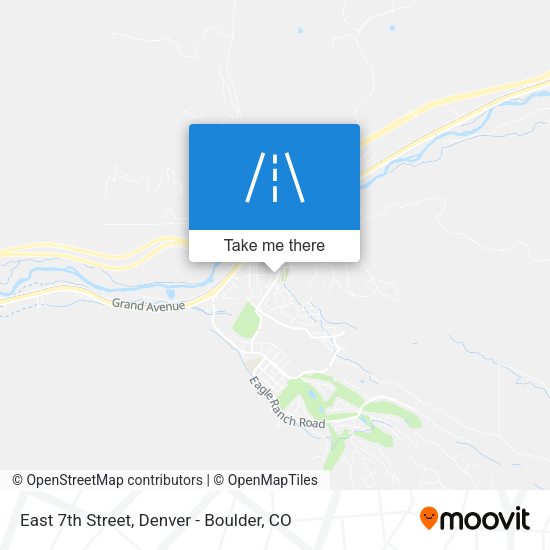 East 7th Street map