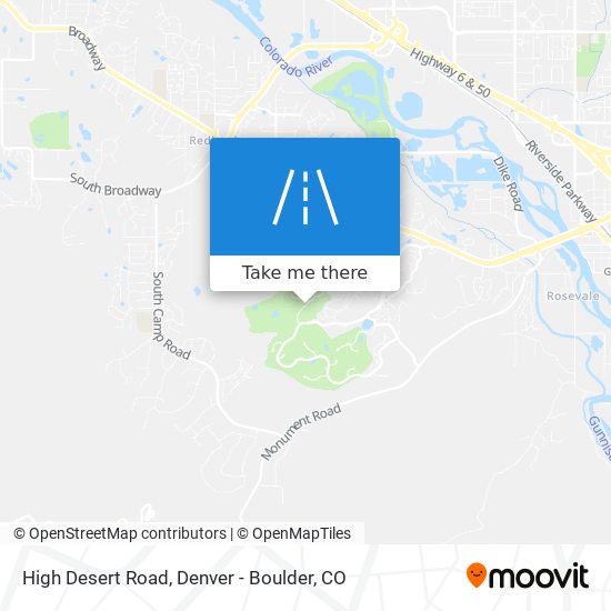 Mapa de High Desert Road