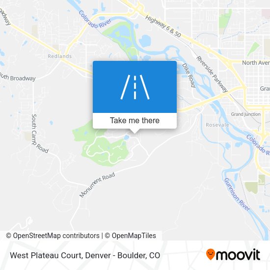 West Plateau Court map
