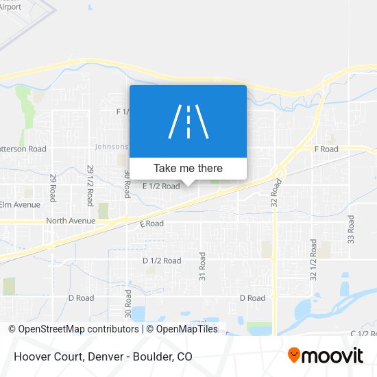 Mapa de Hoover Court