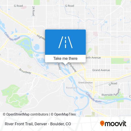 River Front Trail map