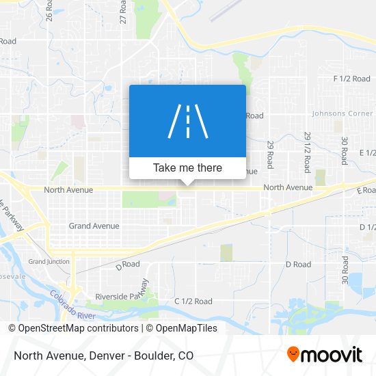 Mapa de North Avenue