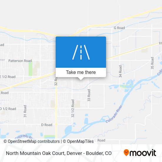 Mapa de North Mountain Oak Court