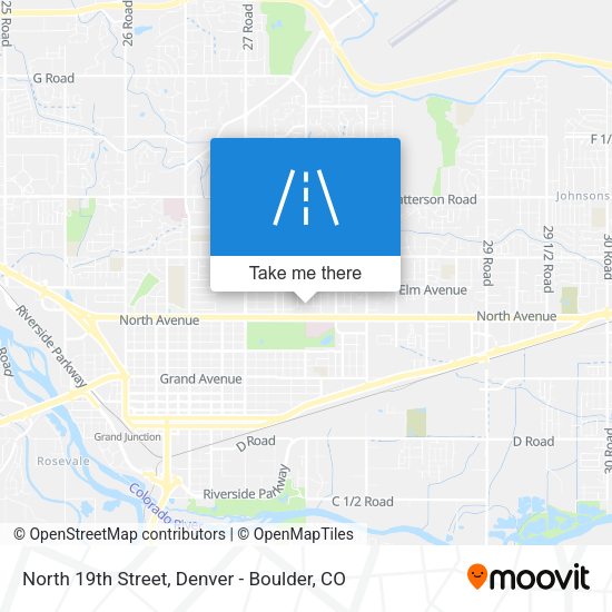 Mapa de North 19th Street