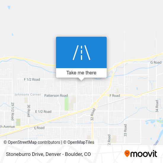Stoneburro Drive map