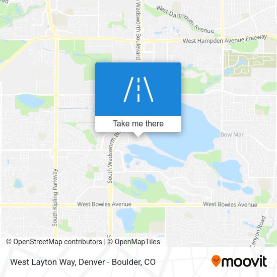 West Layton Way map