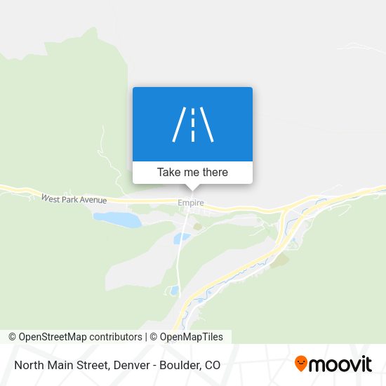 North Main Street map