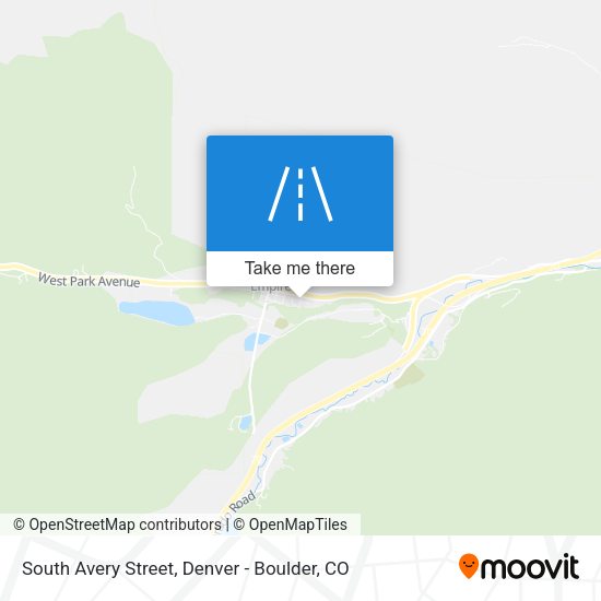 South Avery Street map