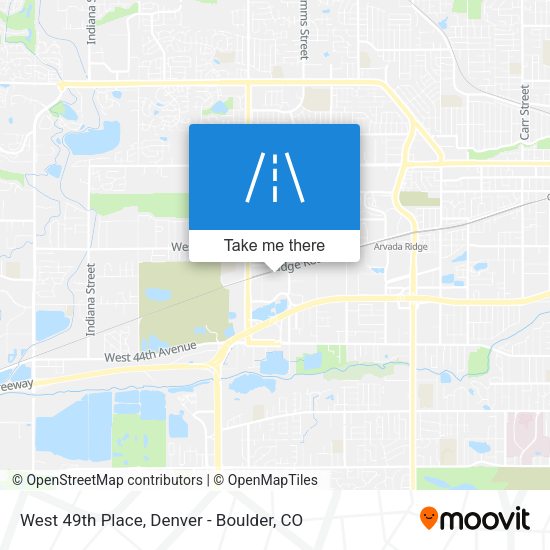 West 49th Place map