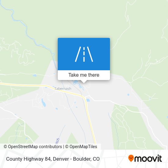 County Highway 84 map