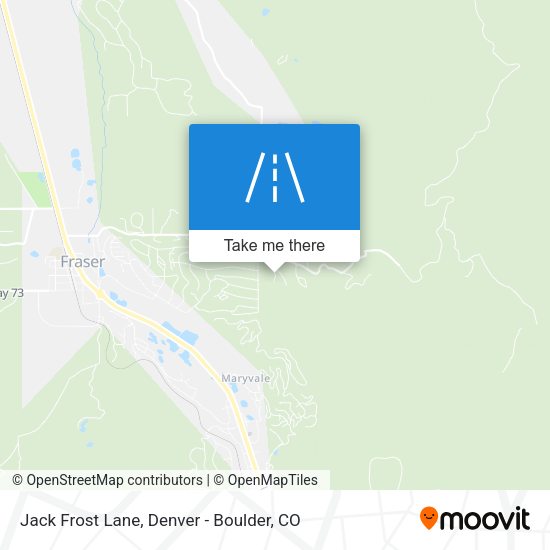 Jack Frost Lane map
