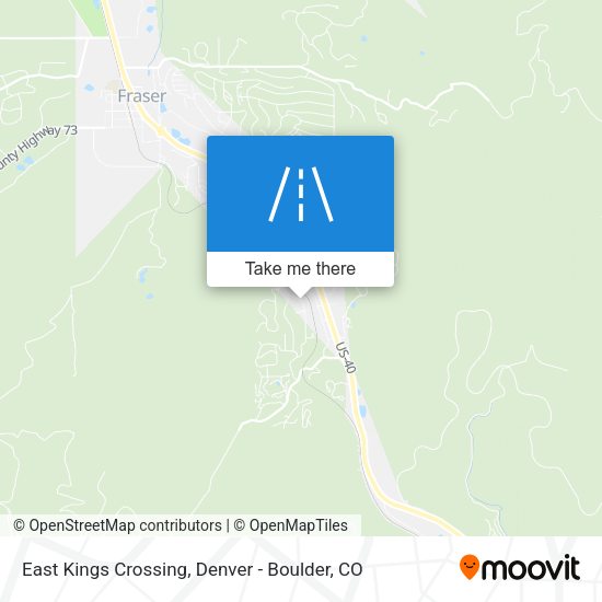 Mapa de East Kings Crossing