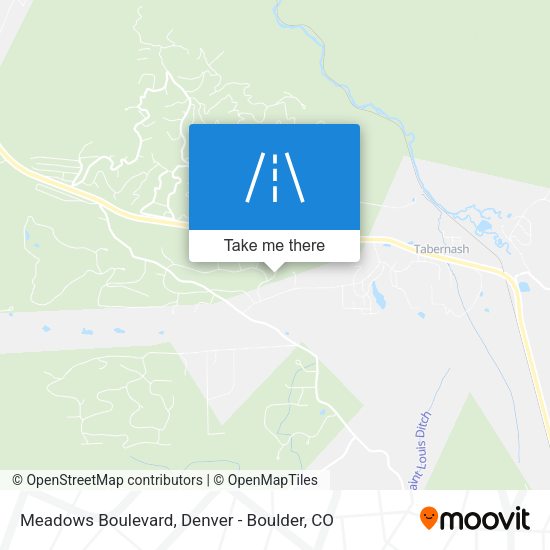 Mapa de Meadows Boulevard