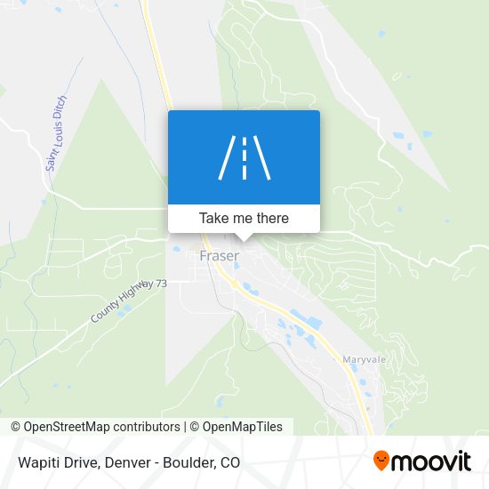 Wapiti Drive map