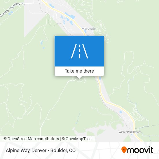 Alpine Way map