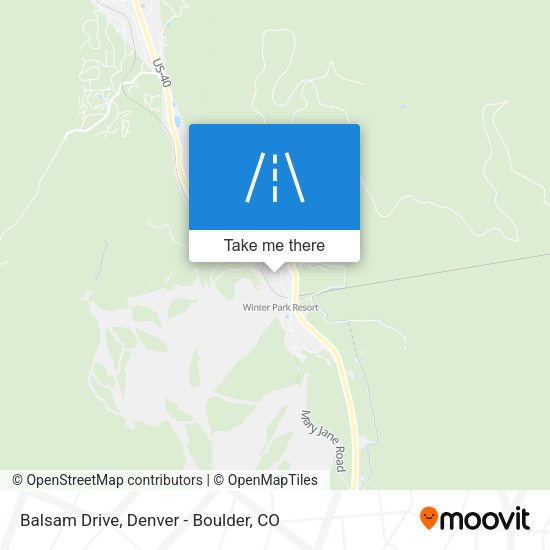 Balsam Drive map