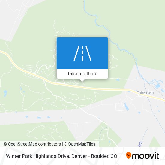 Mapa de Winter Park Highlands Drive