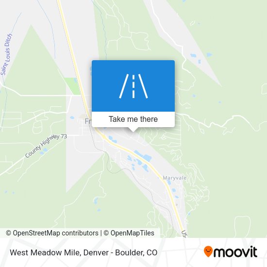 Mapa de West Meadow Mile