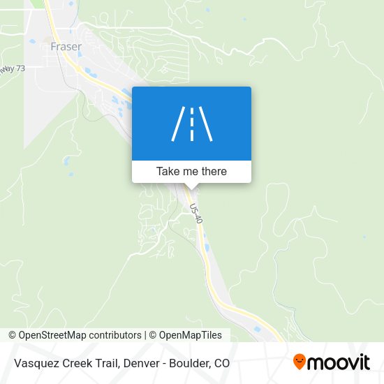 Mapa de Vasquez Creek Trail