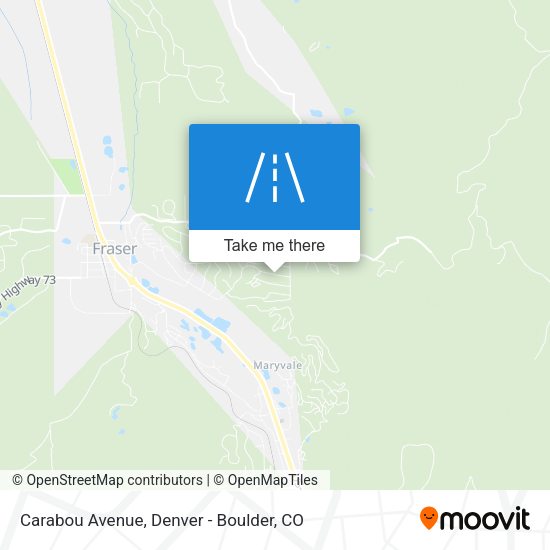 Carabou Avenue map