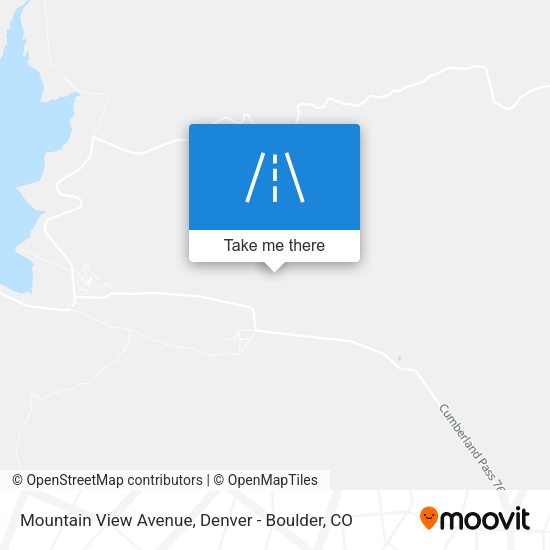 Mapa de Mountain View Avenue