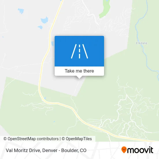 Val Moritz Drive map
