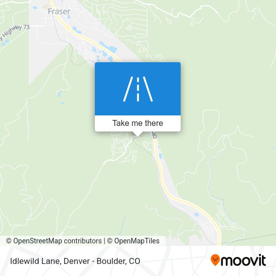 Idlewild Lane map