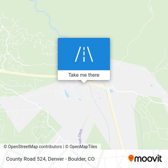 County Road 524 map