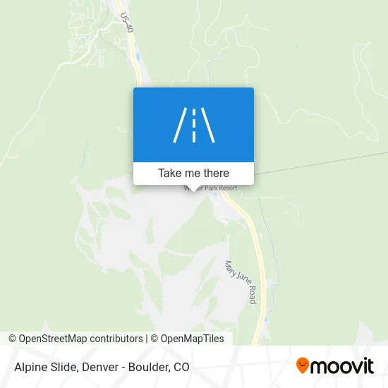 Alpine Slide map