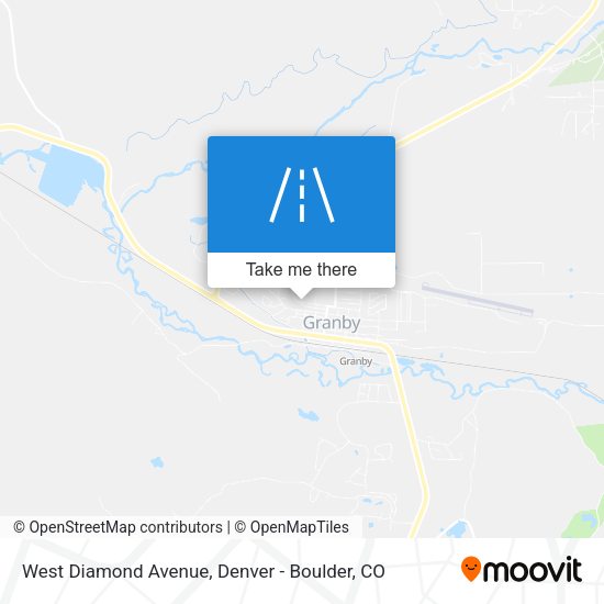 West Diamond Avenue map