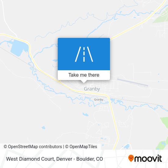 West Diamond Court map