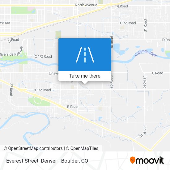 Everest Street map