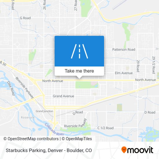 Starbucks Parking map