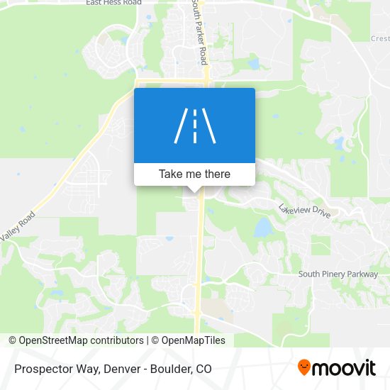 Prospector Way map
