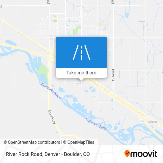 River Rock Road map