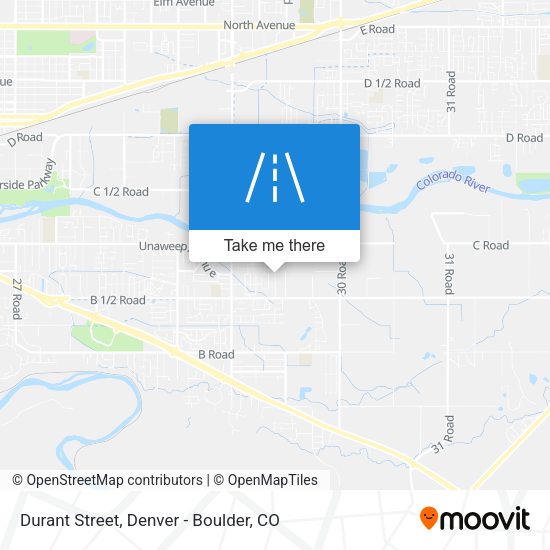 Durant Street map