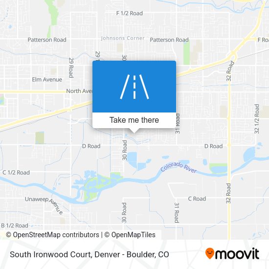 Mapa de South Ironwood Court