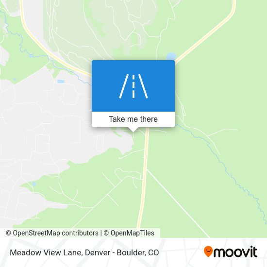Meadow View Lane map