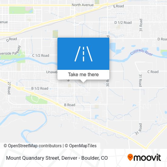 Mapa de Mount Quandary Street