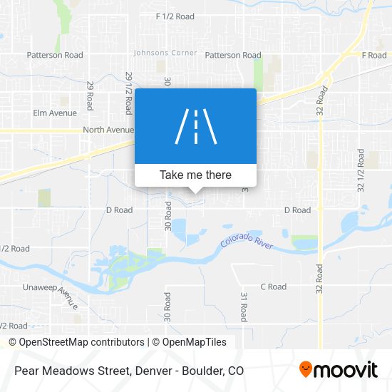 Pear Meadows Street map