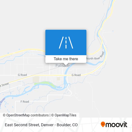 East Second Street map