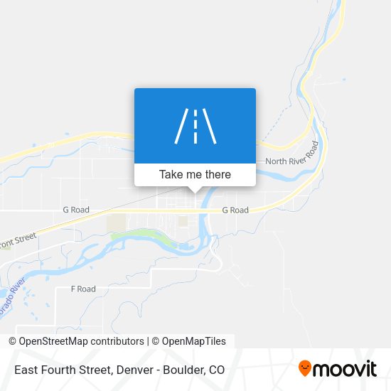 East Fourth Street map