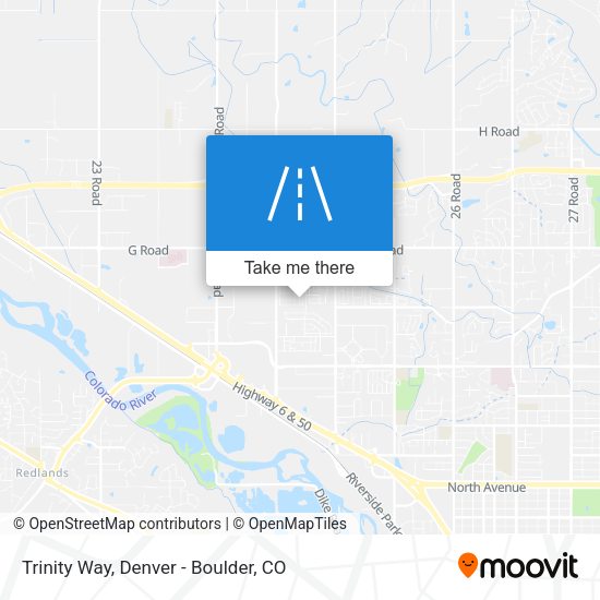 Mapa de Trinity Way