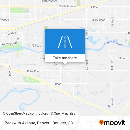 Mapa de Beckwith Avenue