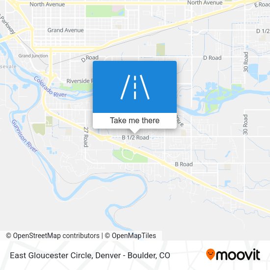 East Gloucester Circle map
