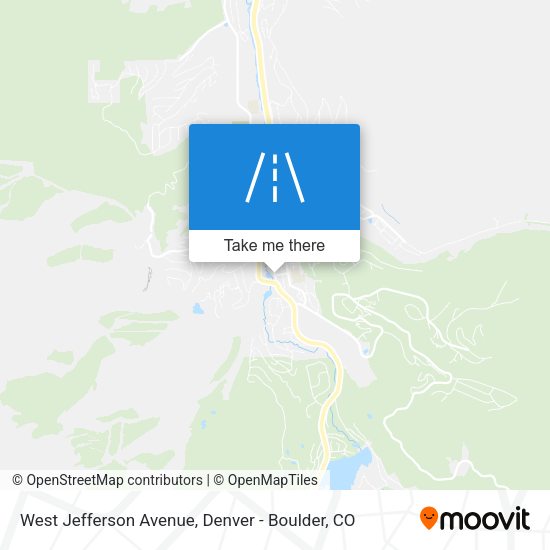 West Jefferson Avenue map