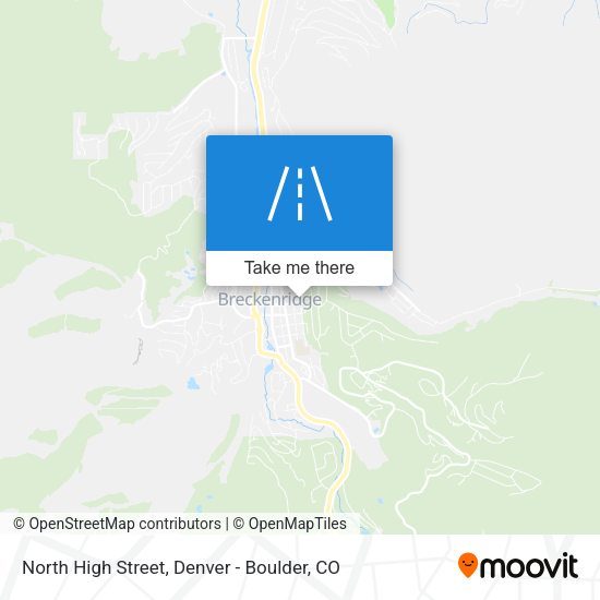 North High Street map